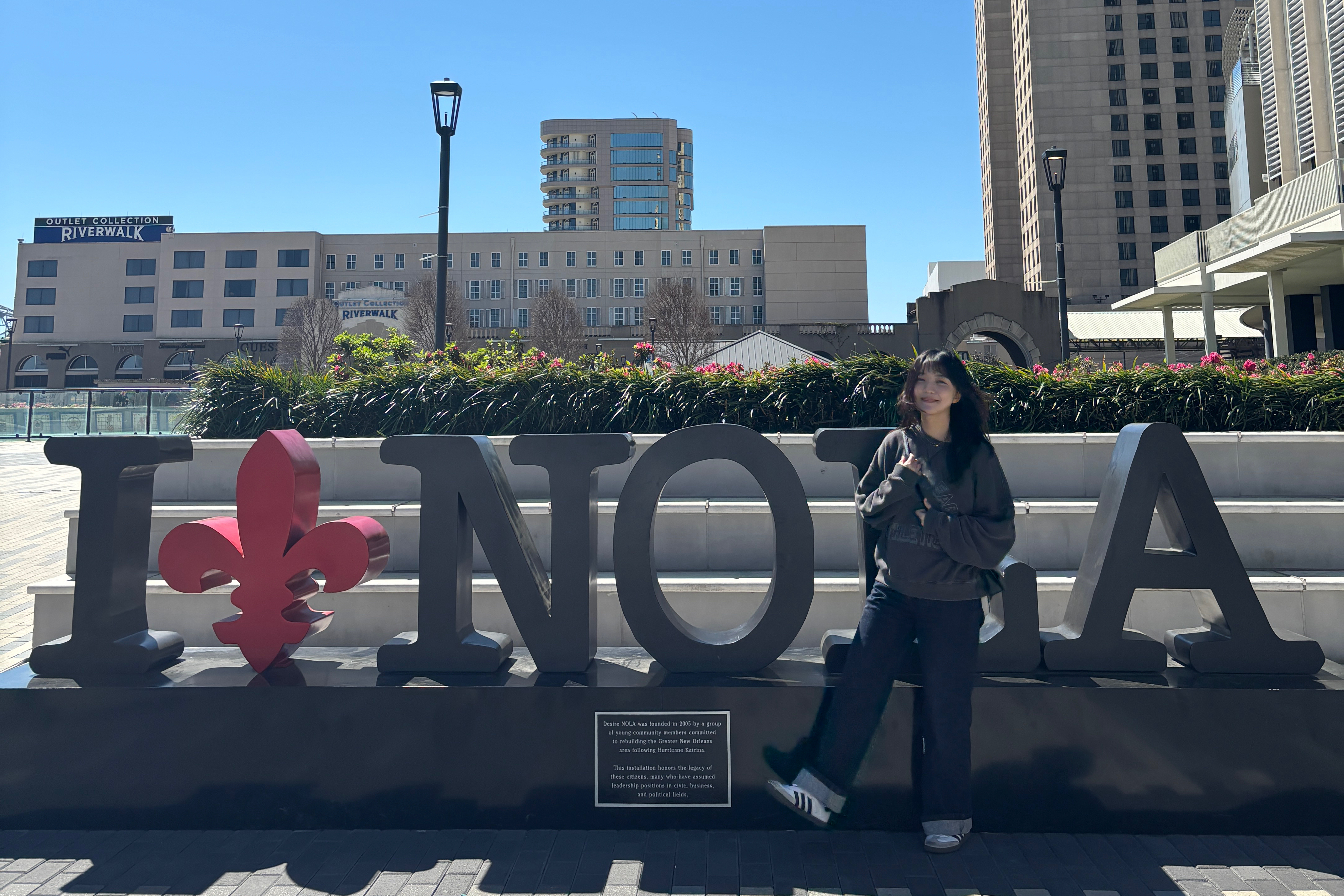 My picture in front of I love NOLA